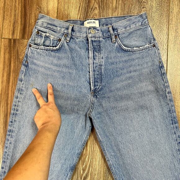 Agolde 90's Pinch Waist Jeans 29 Button Fly - Picture 7 of 8